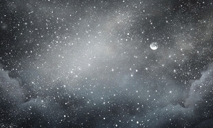 灰色浩瀚星空宇宙背景