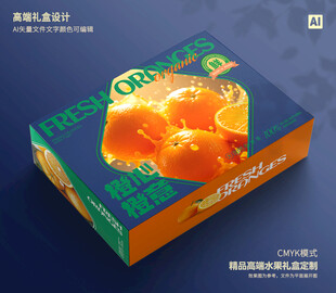 橙子包装 脐橙礼盒