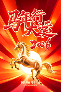 马年行大运2026海报