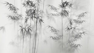 水墨竹子