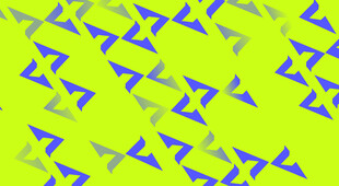 蓝绿几何图案背景