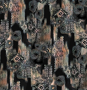 几何图案无缝背景图