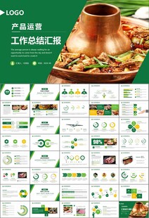 火锅加盟连锁PPT模板