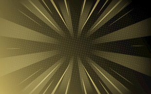 金色放射状背景图案
