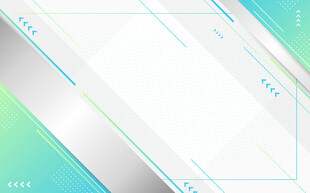 清新几何线条科技风背景