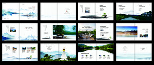 文旅山水新中式地产楼书画册