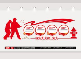 消防知识文化墙