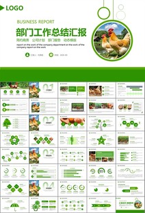绿色生态农家鸡舍家禽养殖PPT