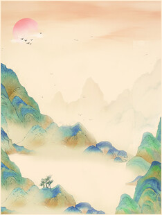 水墨山水间的诗意风光