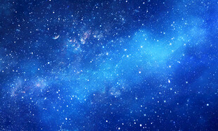 蓝色星空天花软膜