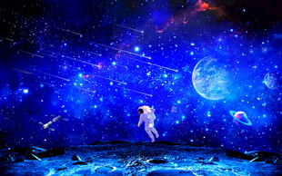 蓝色星空