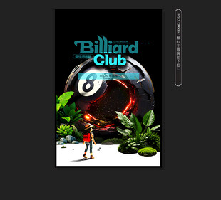 台球装饰画