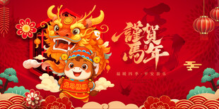 舞狮贺岁 喜庆中国年 龙马精神