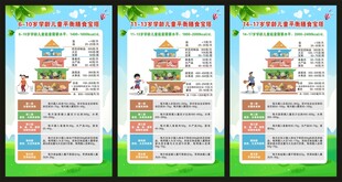 中国学龄儿童平衡膳食宝塔展板
