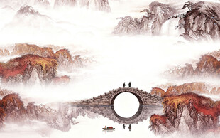 高雅 爆款简约山水 TIF分层