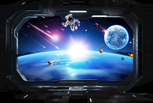 宇宙星空太空舱