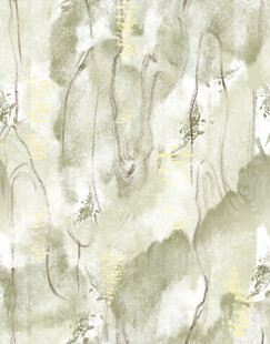 淡雅水墨风花卉植物纹理