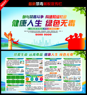 禁毒展板
