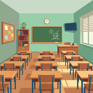 整洁的教室场景
