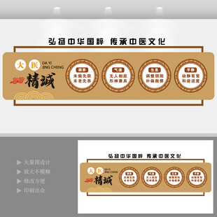 中医展板文化墙