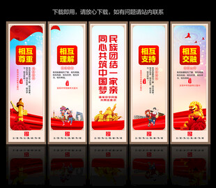 民族团结宣传海报