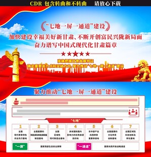 七地一屏一通道