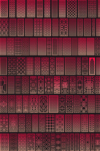 紫红色几何图案拼接背景