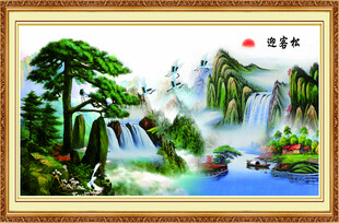 山水国画风景图