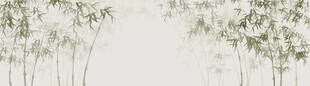 新中式竹报平安水墨竹子背景墙