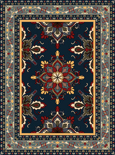 精美传统花纹地毯图案