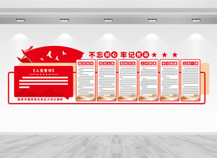 党员权利义务入党誓词文化墙