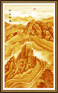 万里长城玄关画