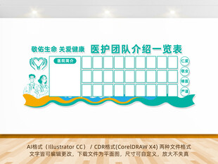 医院医护团队文化墙