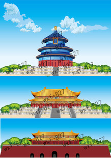 北京古代建筑故宫天坛