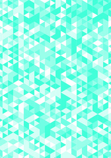 清新薄荷色几何图案背景