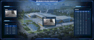 科技感数据可视化界面图片