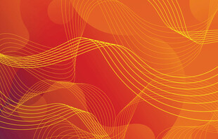 橙红色渐变线条抽象背景