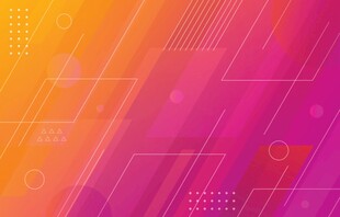 多彩几何线条渐变背景图