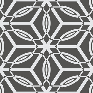几何黑白花纹图案设计