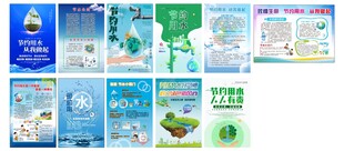 节约用水海报