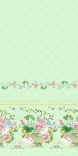 清新花卉边框图案