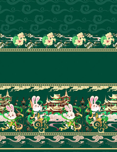 中式传统吉祥花纹图案