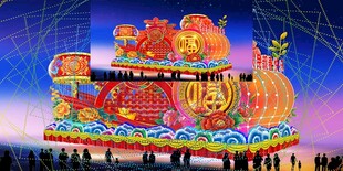 彩车花车效果图