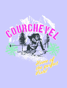 滑雪胜地宣传图