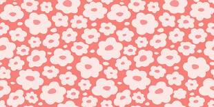 粉色花卉图案背景