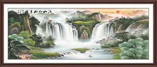 源远流长山水国画