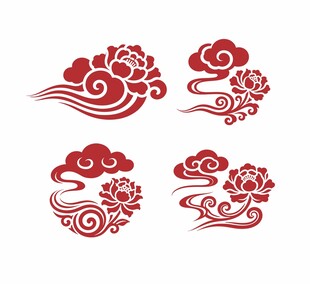 中式传统云纹图案设计