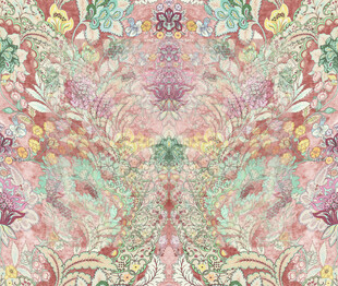 梦幻多彩抽象花纹图案