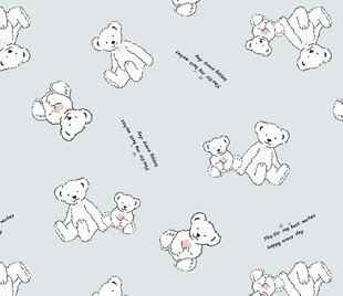 可爱小熊图案背景
