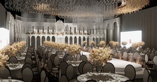 香槟金主题婚礼